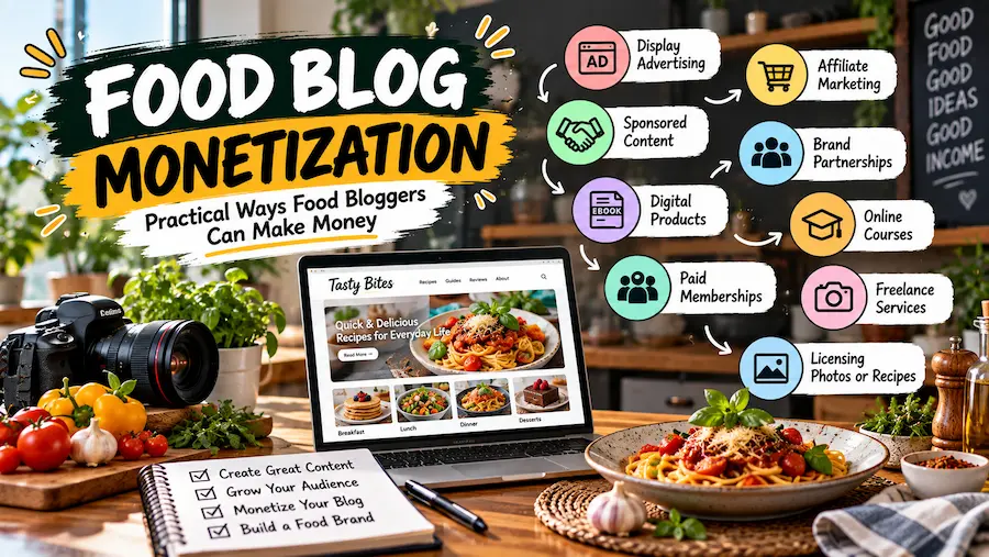 Food Blog Monetization 9 Practical Ways to Make Money